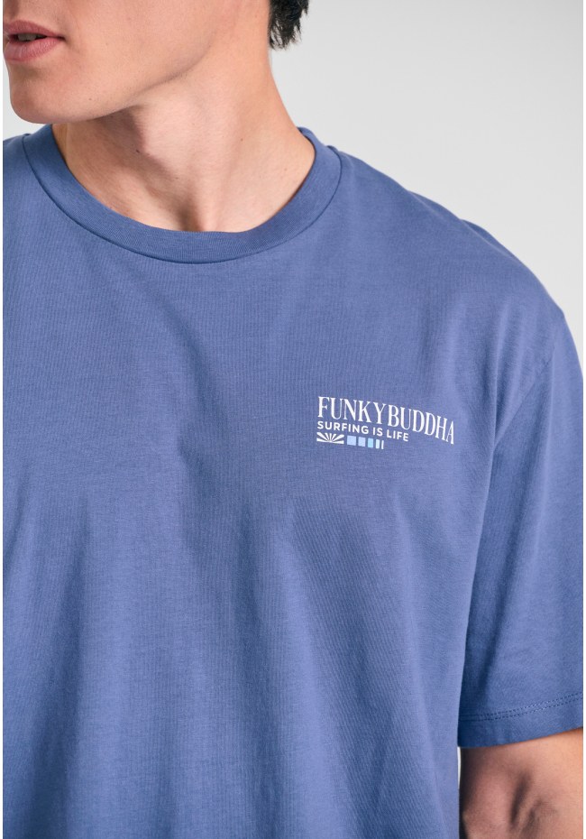 Relaxed t-shirt with vintage print on the back