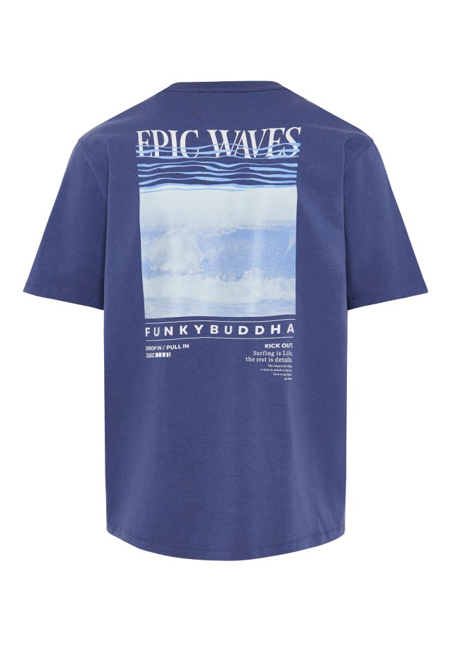 Relaxed t-shirt with vintage print on the back