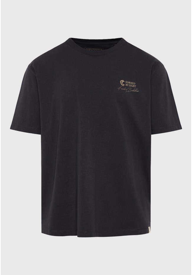 Relaxed fit t-shirt με ethnic look τύπωμα