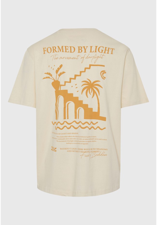 Relaxed fit t-shirt με ethnic look τύπωμα