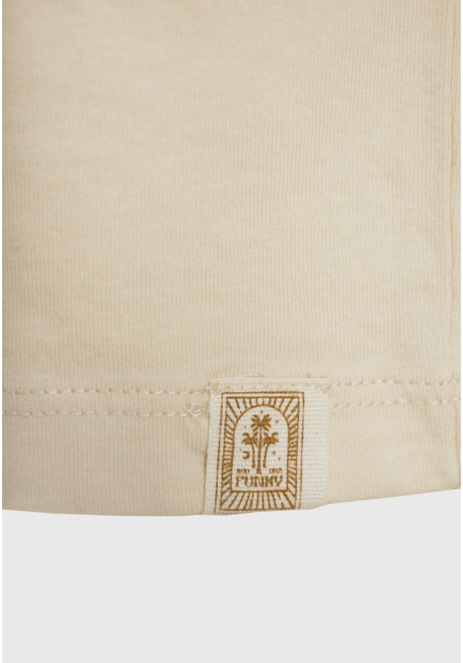 Relaxed fit t-shirt με ethnic look τύπωμα