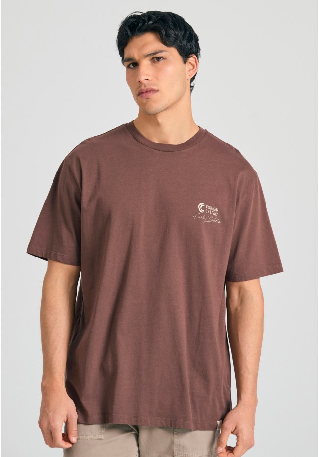 Relaxed fit t-shirt με ethnic look τύπωμα
