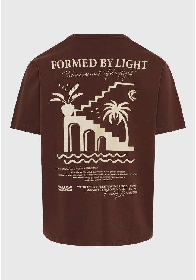 Relaxed fit t-shirt με ethnic look τύπωμα