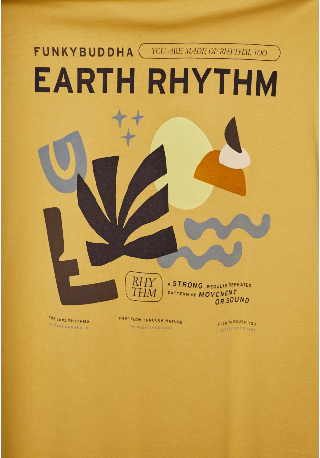 Relaxed t-shirt από οργανικό βαμβάκι με abstract τύπωμα