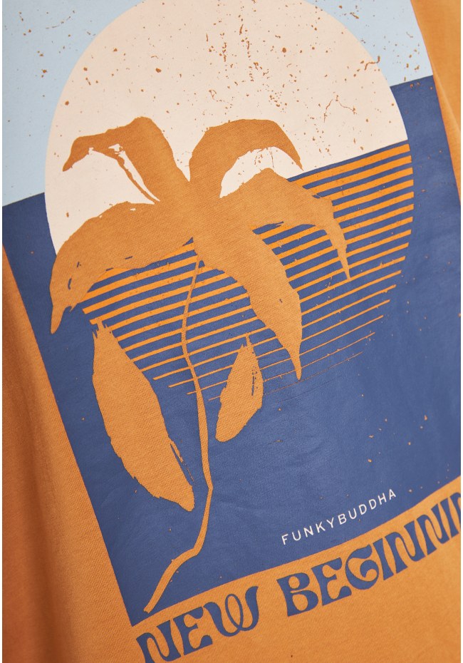 T-shirt με photographic τύπωμα στο στήθος