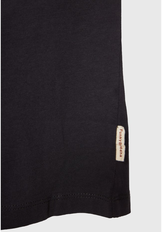 Organic cotton t-shirt με minimal branded τύπωμα