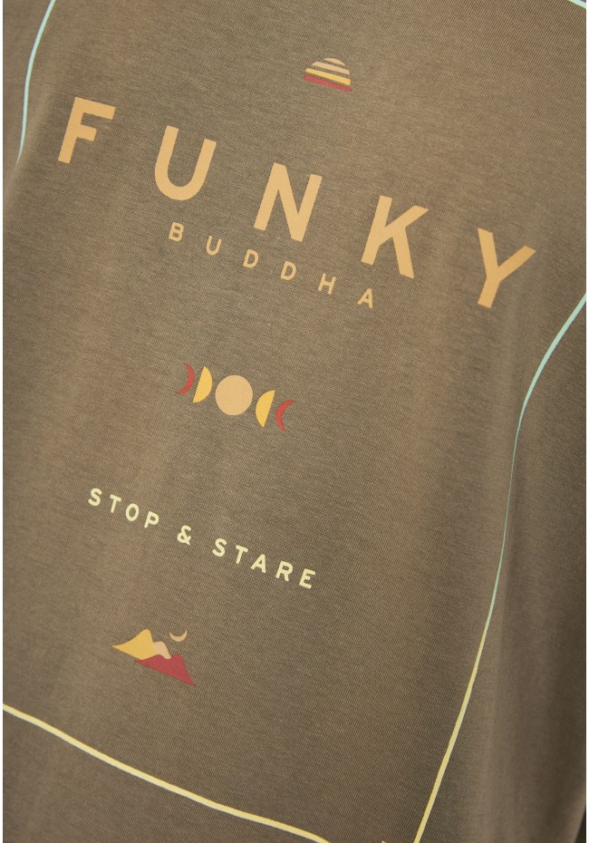 Organic cotton t-shirt με minimal branded τύπωμα