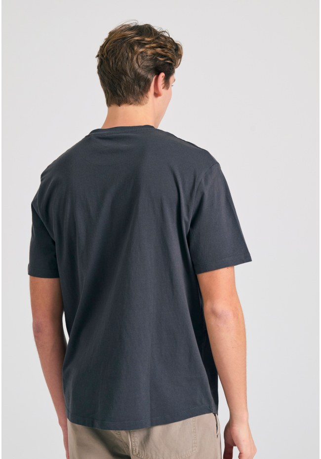 Relaxed fit t-shirt με tropical τύπωμα