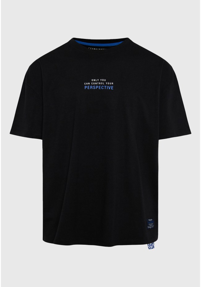 Oversized t-shirt με text artwork τύπωμα στην πλάτη