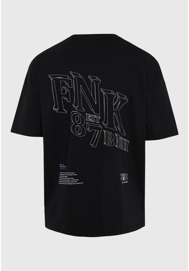 Oversized t-shirt με text artwork τύπωμα στην πλάτη