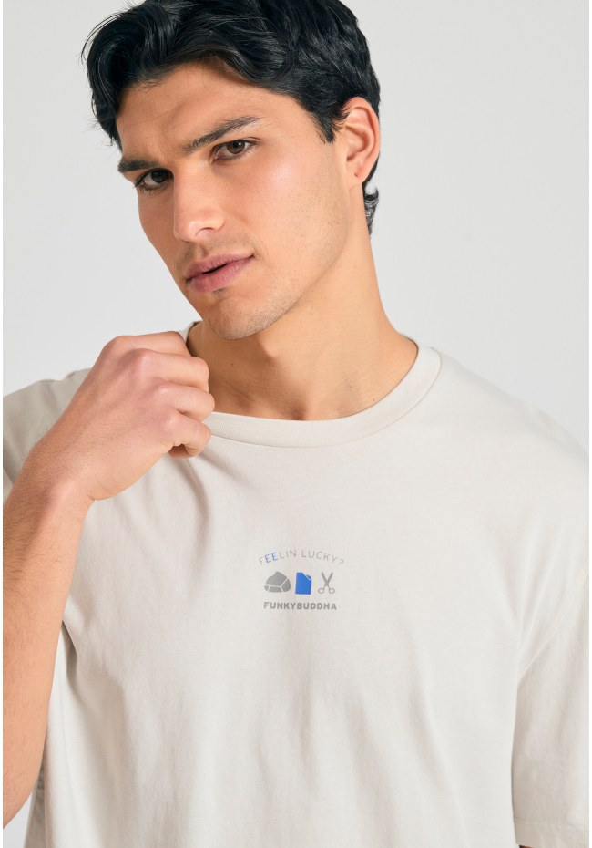 T-shirt με text artwork τύπωμα στην πλάτη