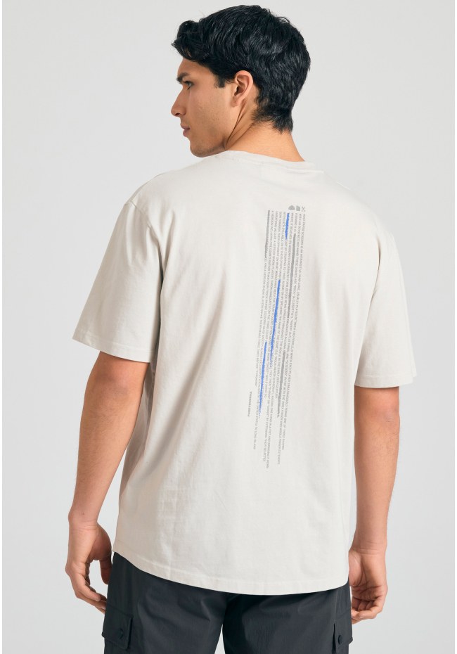 T-shirt με text artwork τύπωμα στην πλάτη