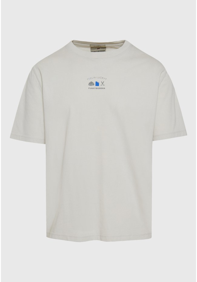 T-shirt με text artwork τύπωμα στην πλάτη