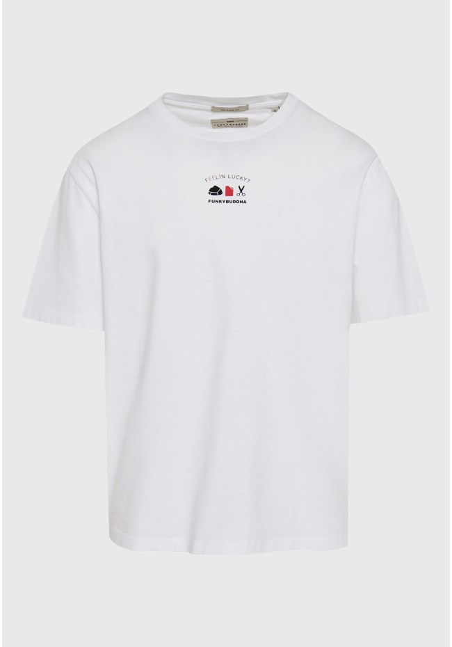 T-shirt με text artwork τύπωμα στην πλάτη