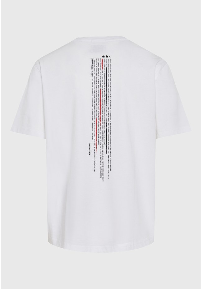 T-shirt με text artwork τύπωμα στην πλάτη