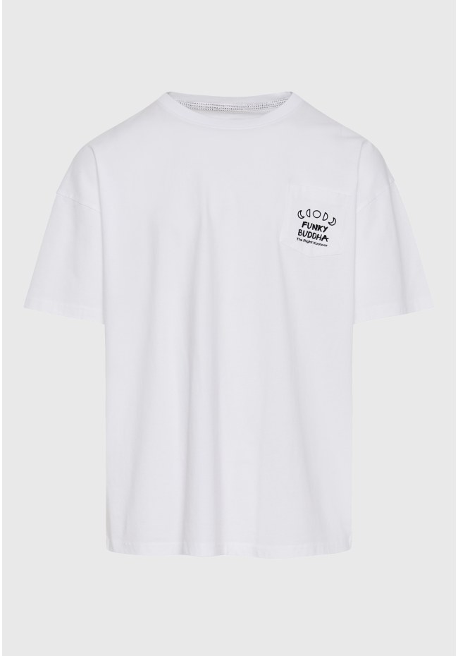 Oversized t-shirt με γραφικό τύπωμα στην πλάτη