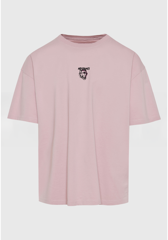 Oversized t-shirt με abstract τύπωμα στην πλάτη