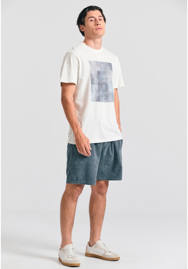 T-shirt με φωτογραφικό minimal τύπωμα