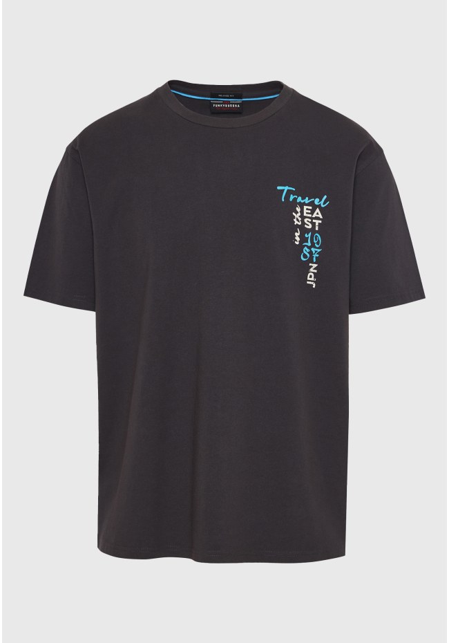 Relaxed fit με graphic τύπωμα στην πλάτη