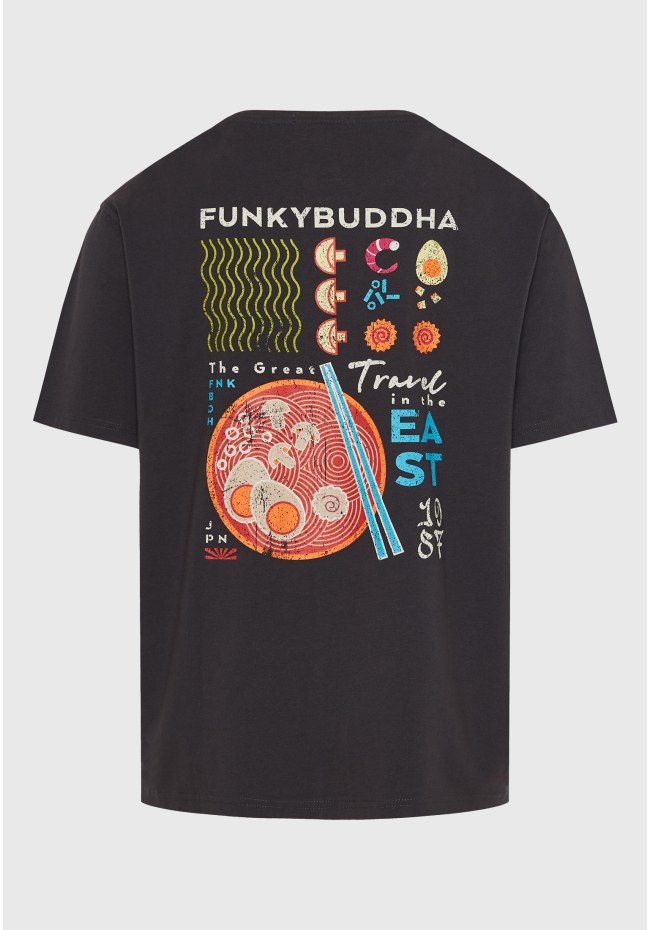 Relaxed fit με graphic τύπωμα στην πλάτη