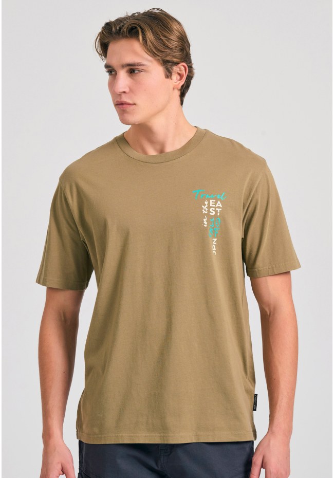 Relaxed fit με graphic τύπωμα στην πλάτη