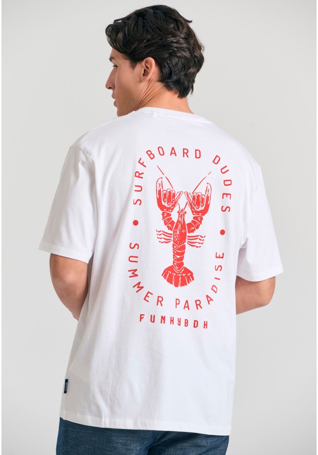Relaxed fit t-shirt with print on the back