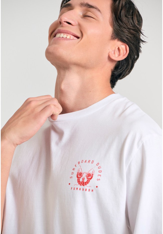 Relaxed fit t-shirt with print on the back