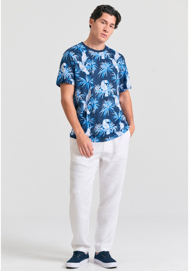 T-shirt με all over τύπωμα