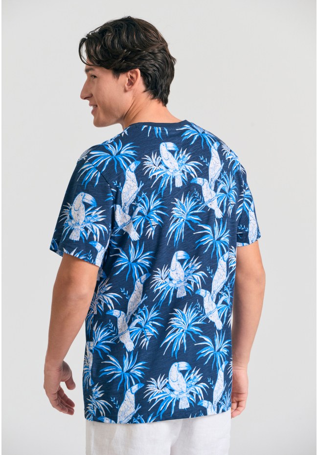 T-shirt με all over τύπωμα