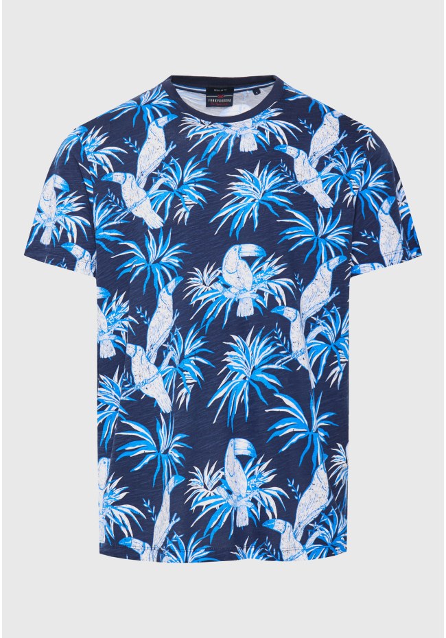 T-shirt με all over τύπωμα