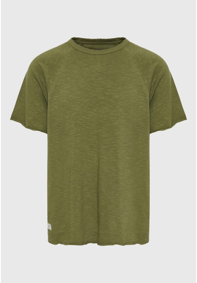 Relaxed fit t-shirt από φλάμα