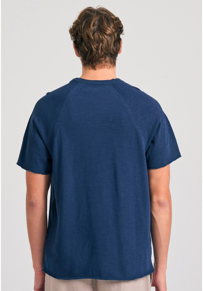 Relaxed fit t-shirt από φλάμα