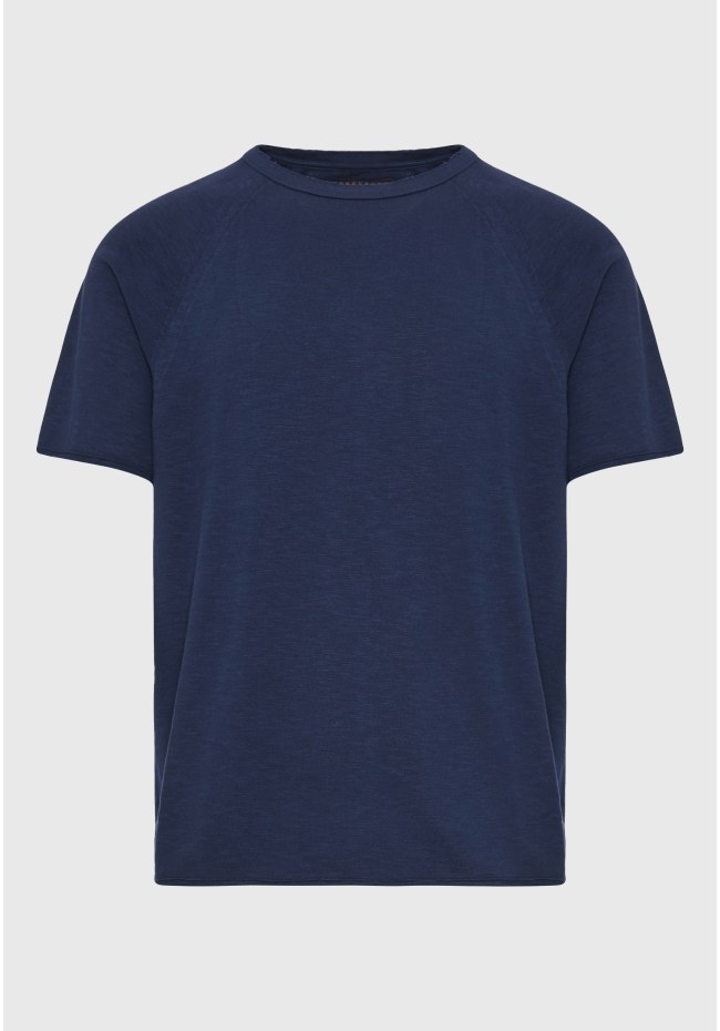 Relaxed fit t-shirt από φλάμα