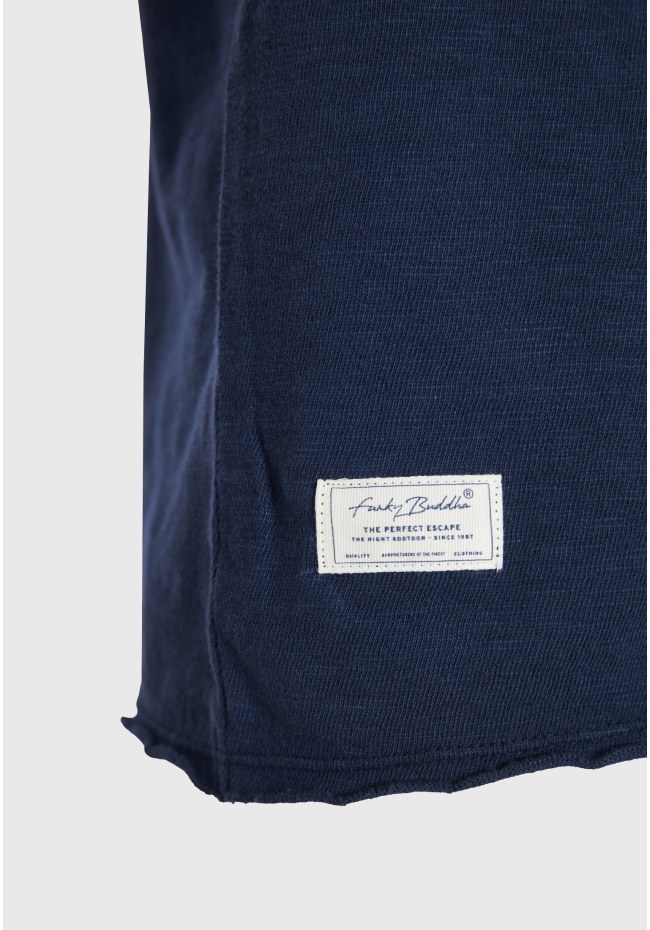 Relaxed fit t-shirt από φλάμα