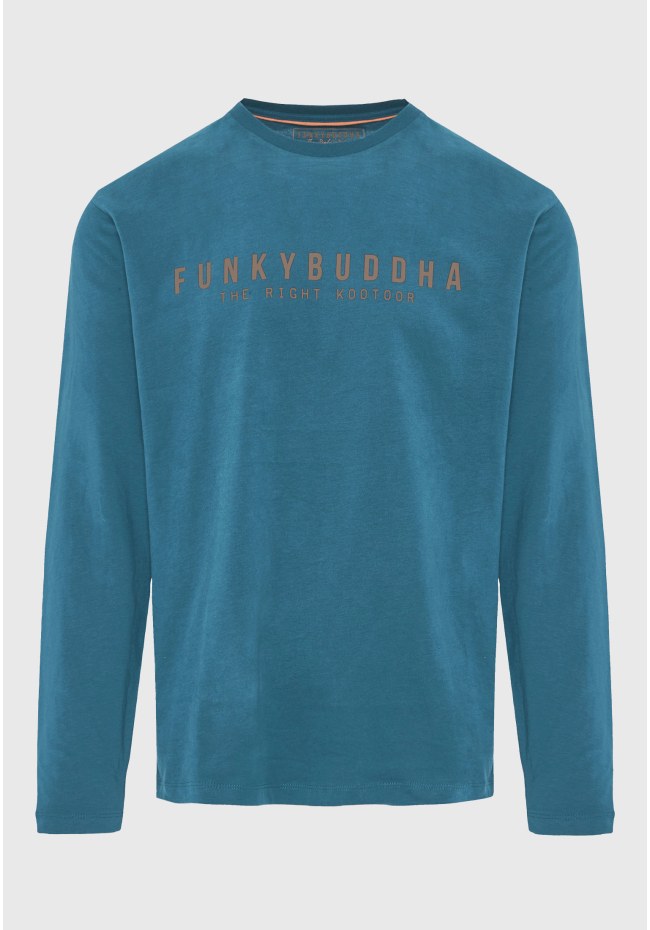 T-shirt με Funky Buddha τύπωμα στο στήθος