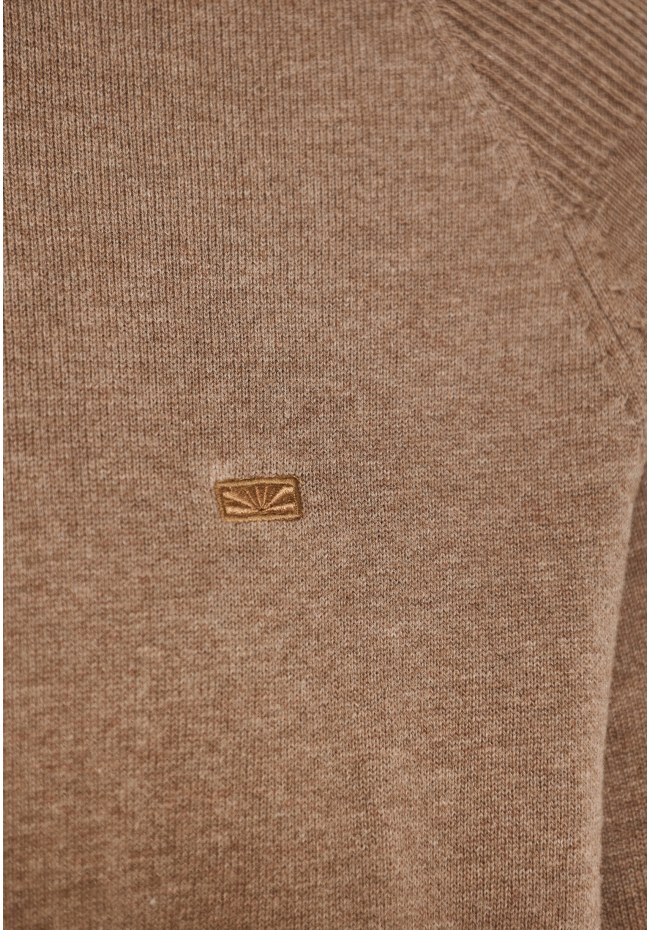 Ανδρική πλεκτή ζακέτα με φερμουάρ