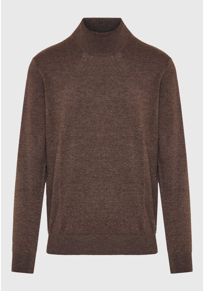 Men's knitted turtleneck sweater