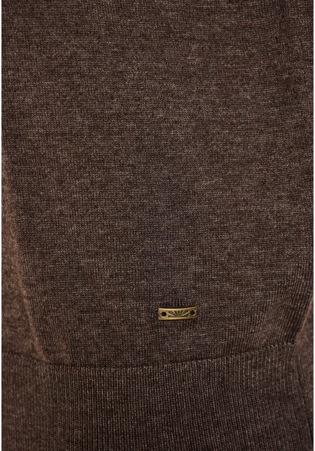 Men's knitted turtleneck sweater