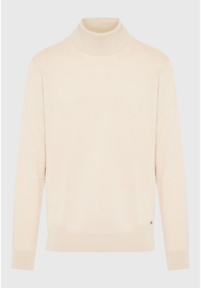 Men's knitted turtleneck sweater