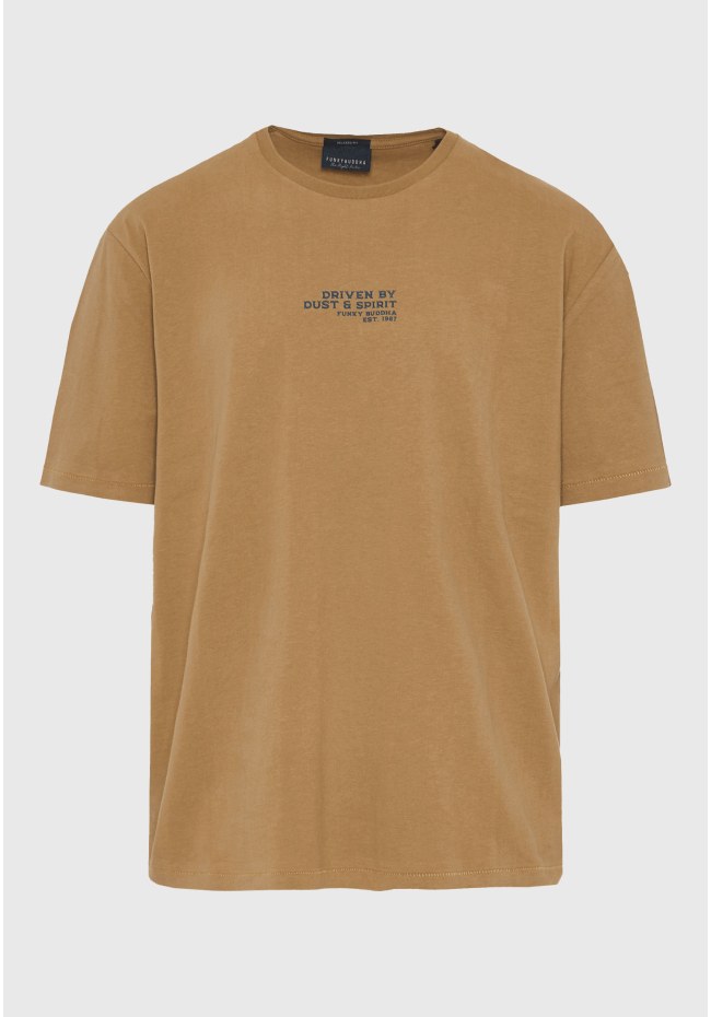 Relaxed fit t-shirt με τύπωμα στην πλάτη