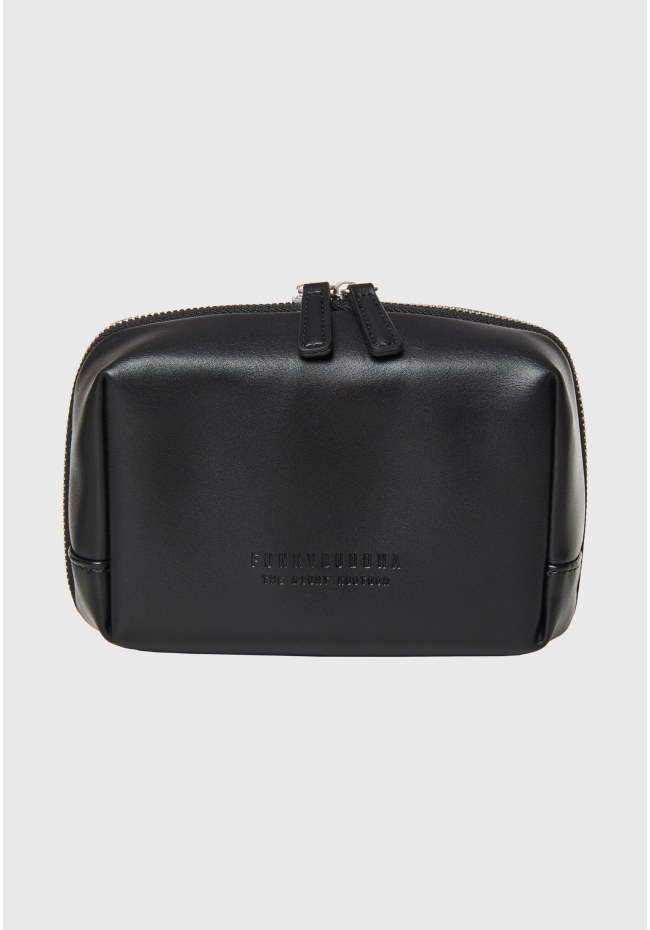 Men's toiletry bag with compartments