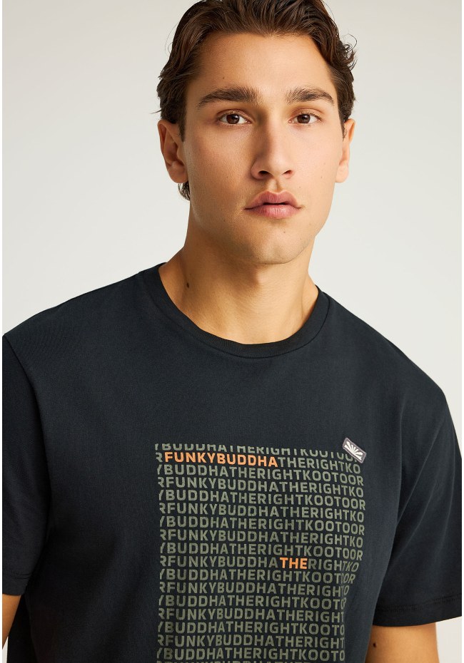T-shirt με Funky Buddha τύπωμα