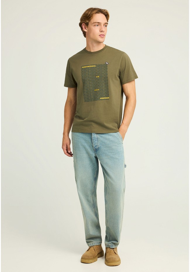 T-shirt με Funky Buddha τύπωμα