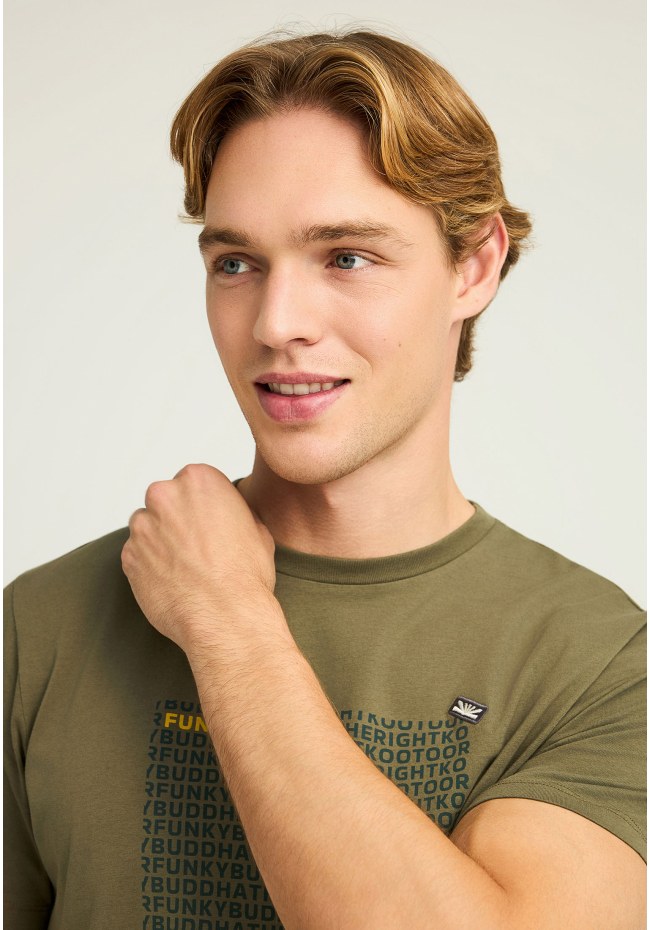 T-shirt με Funky Buddha τύπωμα