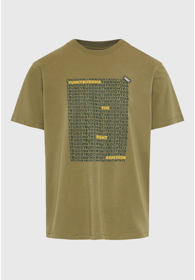 T-shirt με Funky Buddha τύπωμα