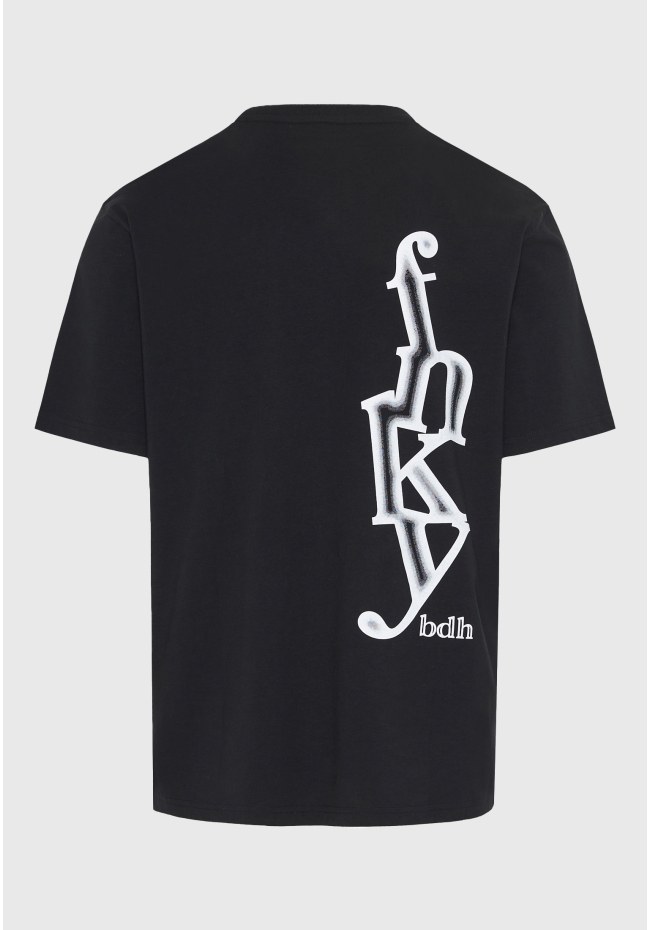 Relaxed fit t-shirt με γραφικό τύπωμα στην πλάτη