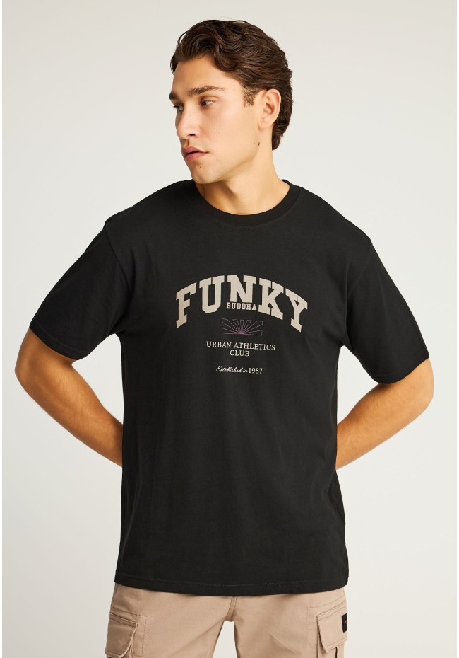 T-shirt με branded τύπωμα στο στήθος
