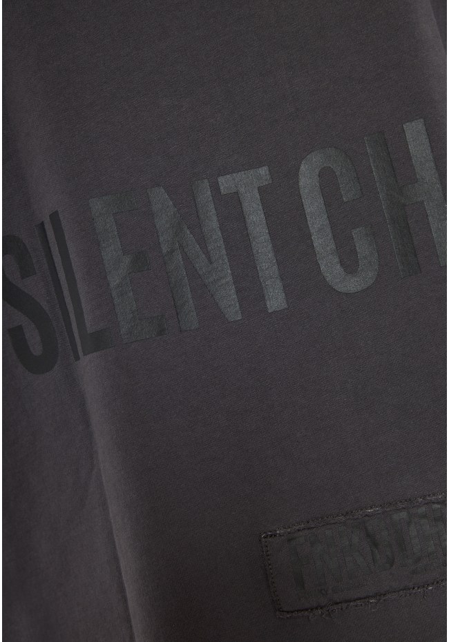 T-shirt με text τύπωμα στην πλάτη