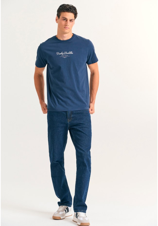T-shirt με text logo τύπωμα στο στήθος
