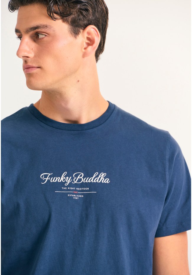 T-shirt με text logo τύπωμα στο στήθος